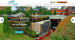 Desktop Screenshot of greaterakronchamber.org